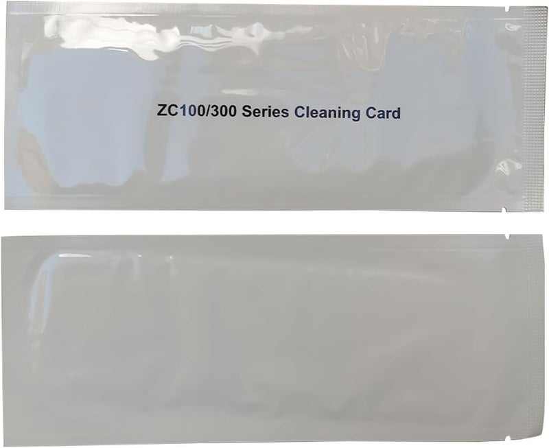 SCDIYEER بطاقة تنظيف لطابعات بطاقات الهوية Zebra ZC100 ZC150 ZC300 ZC350، 3 قطع بطاقة تنظيف للاستخدام الفردي لسهولة الاستخدام - Image 2
